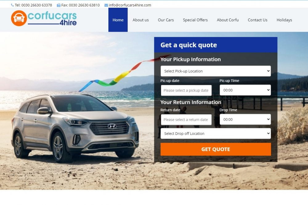 Corfu Cars for Hire Corfu Airport Car Hire